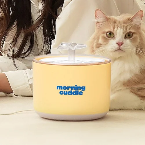 모닝커들 무선 UVC살균 고양이 강아지 펫 정수기 급수기 음수대